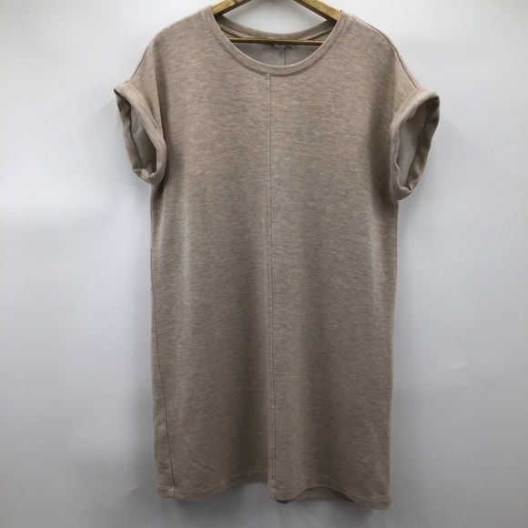 Calvin Klein Dresses & Skirts - Calvin Klein Beige T-Shirt Dress